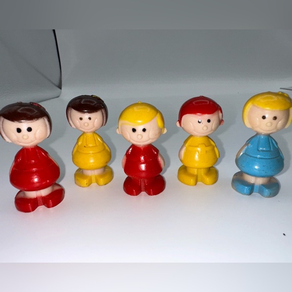 Fisher-Price Other - RARE Samsonite Little People Vintage Children 1970’s Lot Of 5
